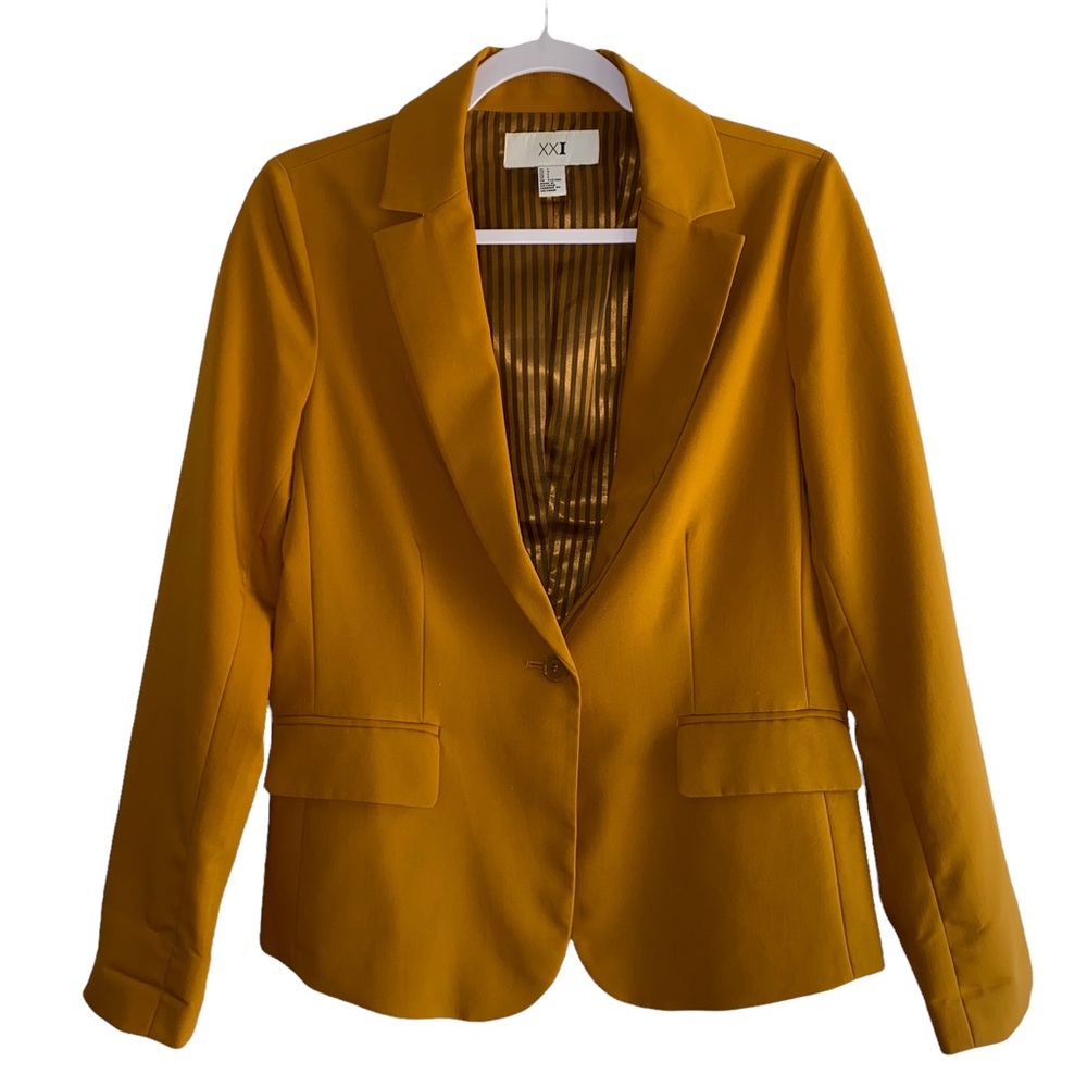 Rich Mustard Yellow Blazer